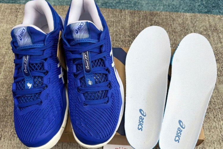 Giày Asics Court FF 3 Novak Blue White Xanh Trắng