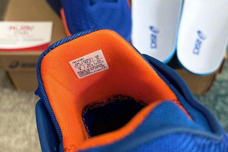 Giày Asics Court FF 3 Novak Tuna Blue White Xanh Dương Cam