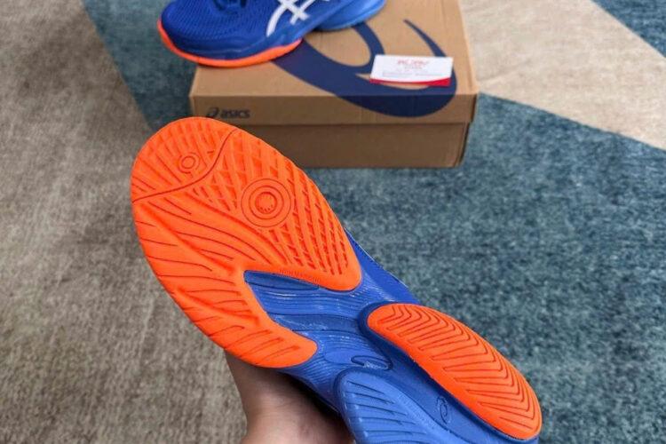 Giày Asics Court FF 3 Novak Tuna Blue White Xanh Dương Cam