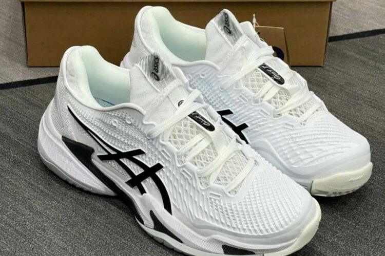 Giày Asics Court FF 3 White Black Trắng đen