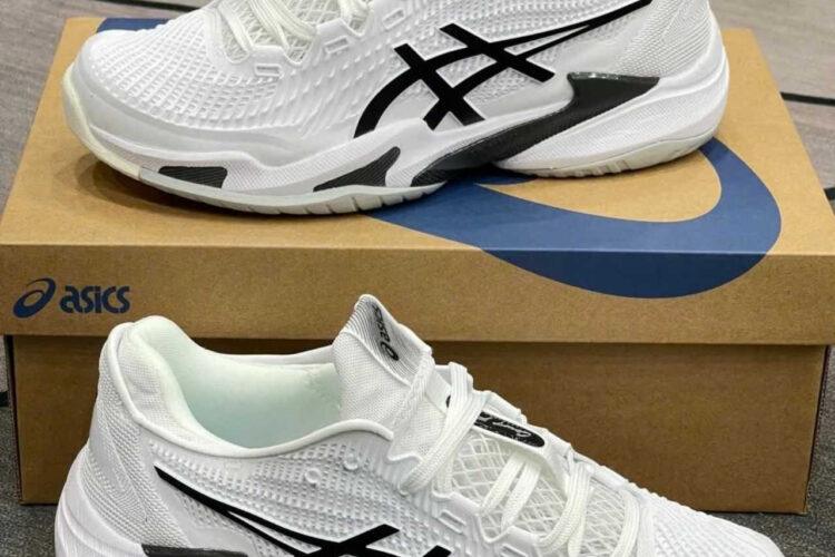 Giày Asics Court FF 3 White Black Trắng đen