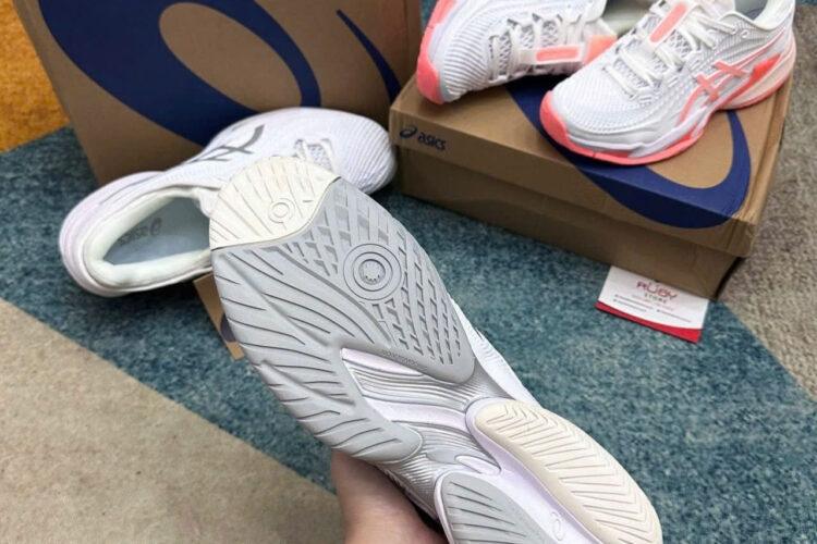 Giày Asics Court FF 3 White Silver Trắng bạc
