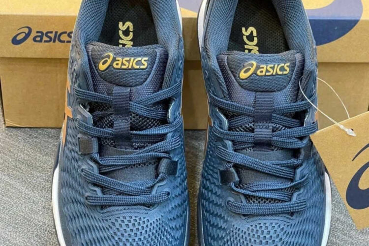 Giày Asics Gel-Resolution 9 French Blue Pure Gold Xanh Vàng