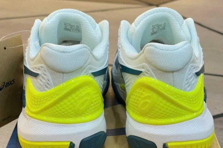 Giày Asics Gel-Resolution 9 White Restful Teal Trắng Xanh Vàng