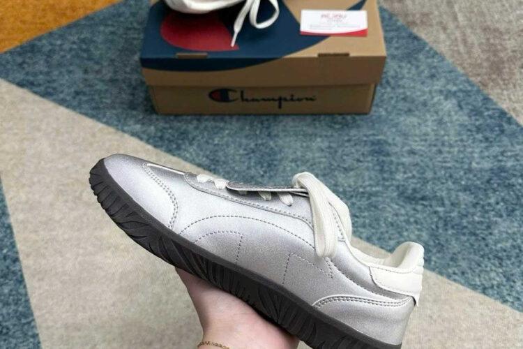 Giày Champion Essentials Champ T-Trainer Metallic Silver Màu Bạc