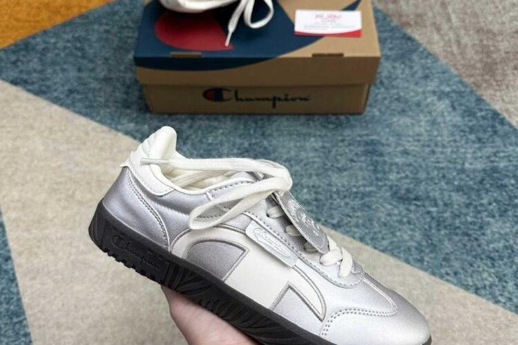 Giày Champion Essentials Champ T-Trainer Metallic Silver Màu Bạc