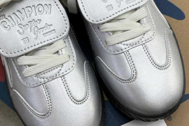 Giày Champion Essentials Champ T-Trainer Metallic Silver Màu Bạc
