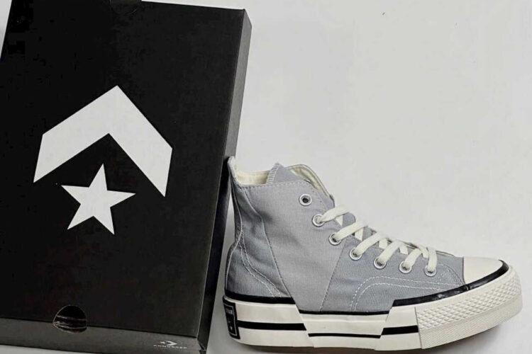 Giày Converse 1970s Plus High Ash Stone Grey xám xanh