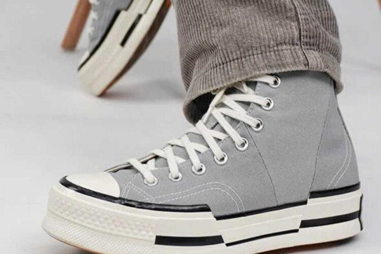 Giày Converse 1970s Plus High Ash Stone Grey xám xanh