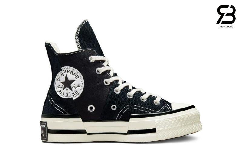Giày Converse 1970s Plus High Black đen trắng