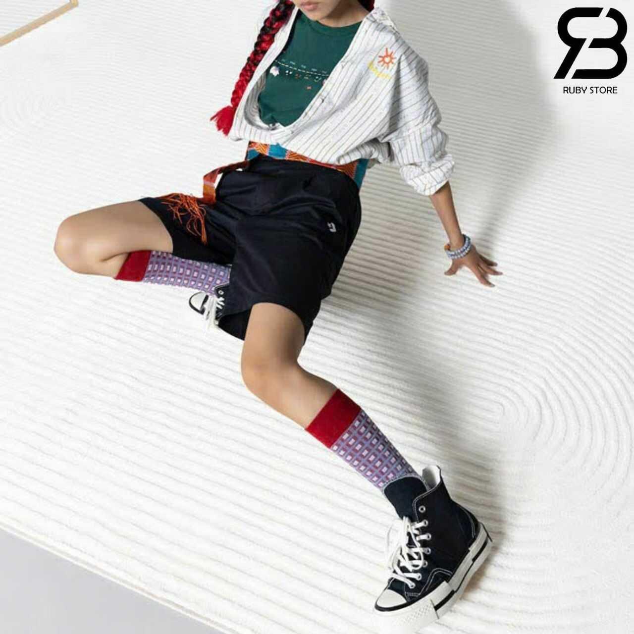 Giày Converse 1970s Plus High Black đen trắng