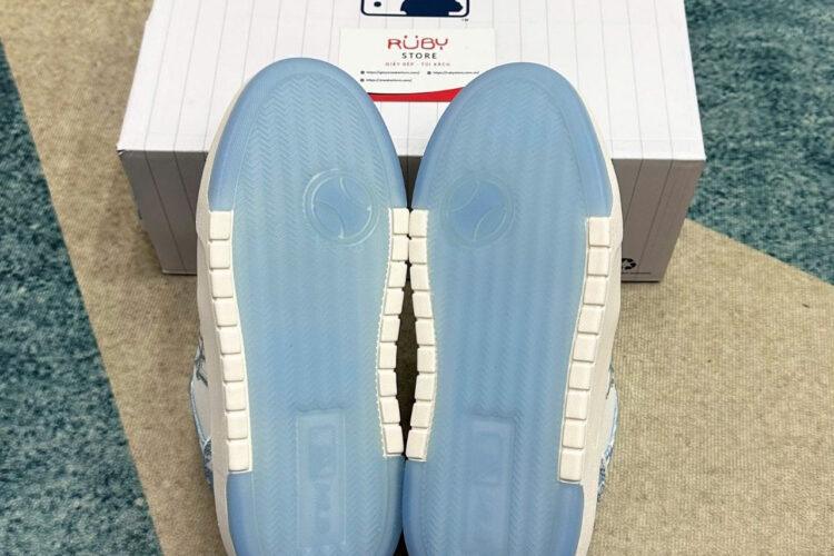 Giày MLB Chunky Liner SL Denim Monogram NY Màu Xanh Dương