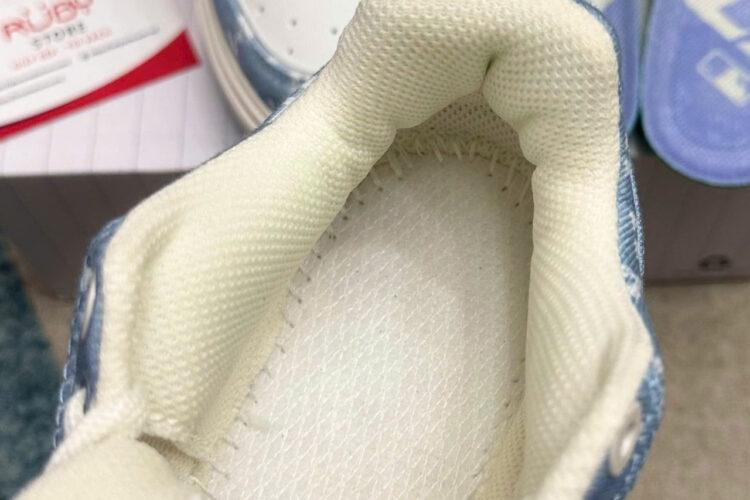 Giày MLB Chunky Liner SL Denim Monogram NY Màu Xanh Dương