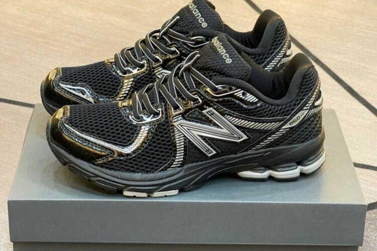 Giày New Balance 860 Black Silver Màu Đen Bạc