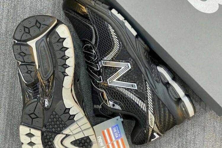 Giày New Balance 860 Black Silver Màu Đen Bạc