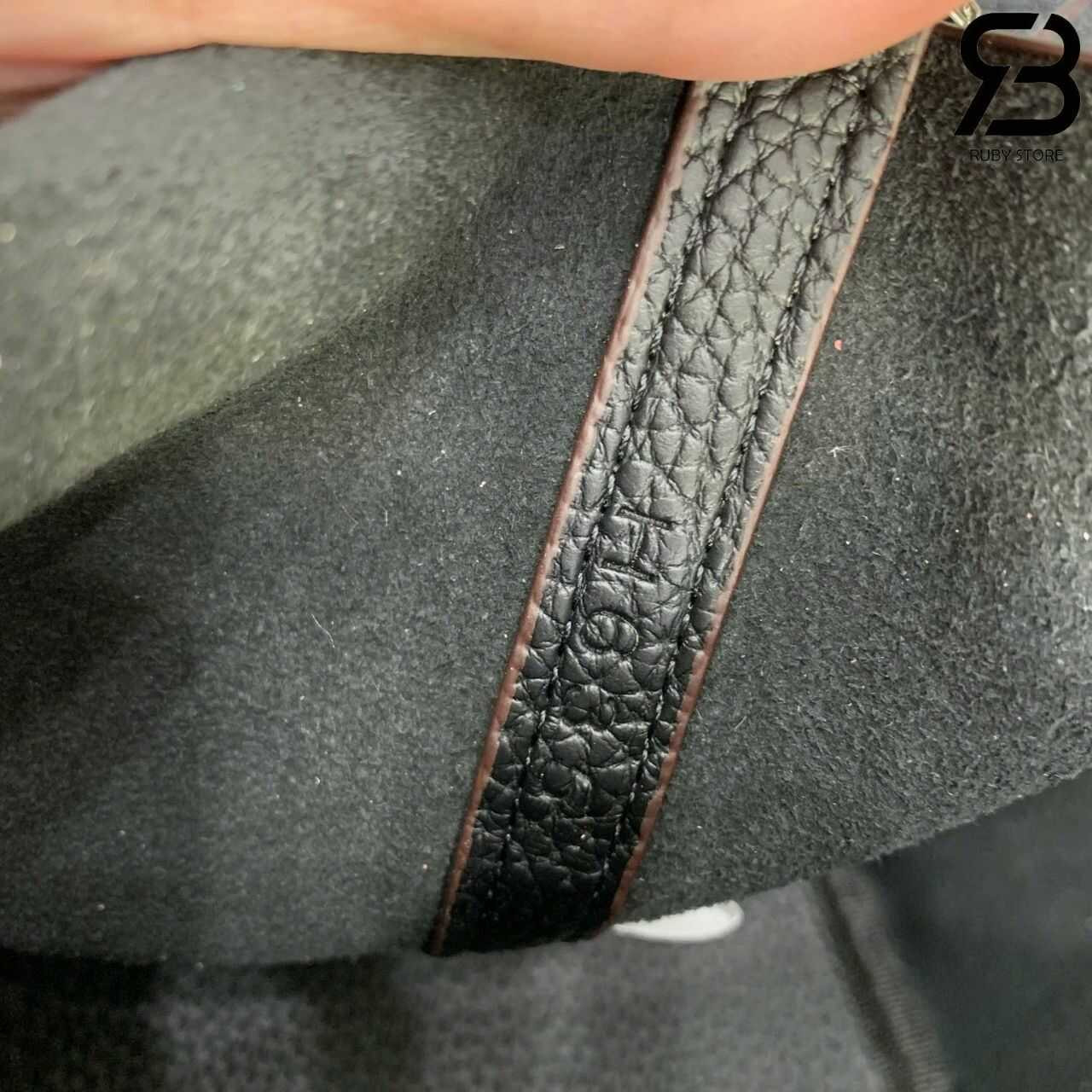 TÚI HERMES PICOTIN 18 BLACK NOIR SHW DA THẬT