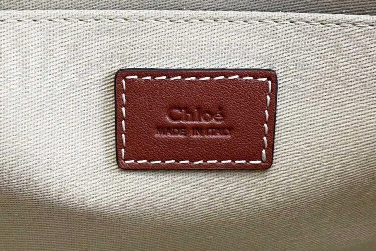 Túi Chloé Medium Woody Tote Bag Màu Kem Nâu