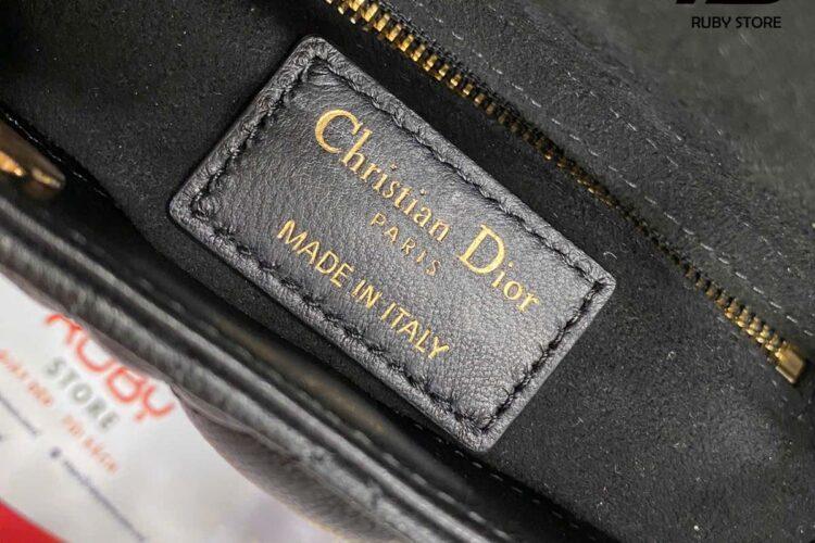 Túi Mini Lady Dior Bag Black Lambskin GHW Màu Đen Khóa Vàng 17CM Best Deal