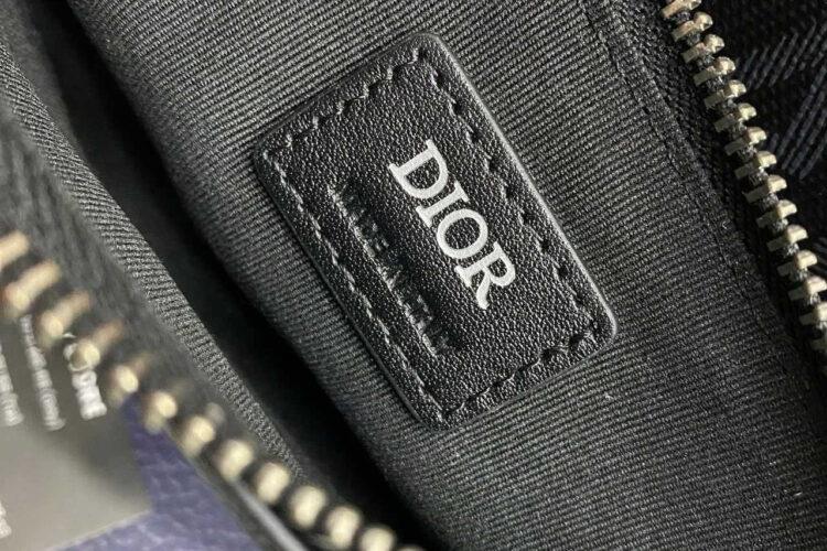 Túi Dior Saddle Triple Pouch Black Diamond Canvas Đen