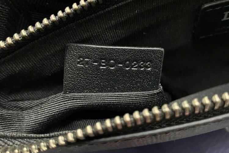 Túi Dior Saddle Triple Pouch Black Diamond Canvas Đen