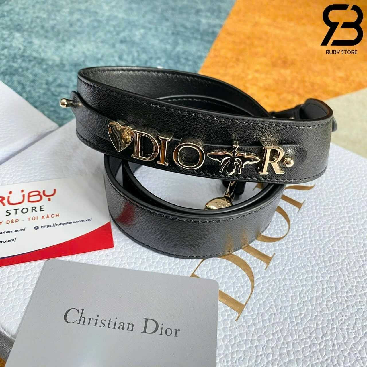 Túi Dior Small Lady Butterfly Black Lambskin GHW Best Quality