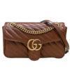 Túi Gucci GG Marmont Small Shoulder Bag Caramel Brown Leather Nâu