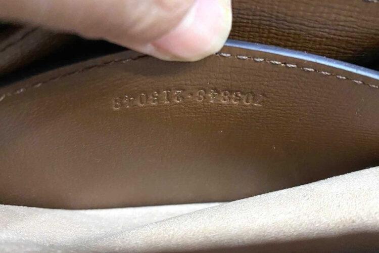 Túi Gucci Horsebit 1955 Mini Bag GG Supreme Nâu 22CM