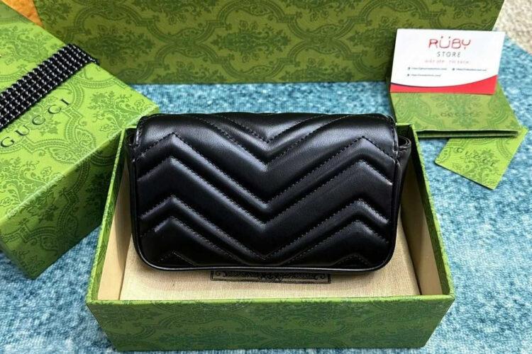 Túi Gucci Marmont Super Mini So Black Màu Đen