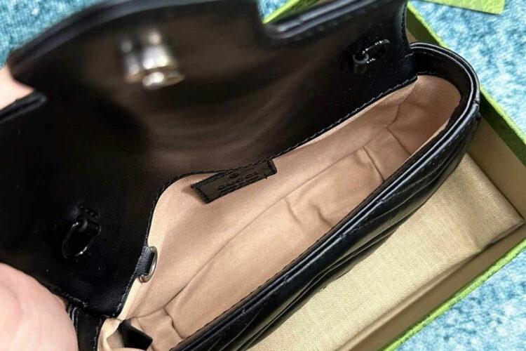 Túi Gucci Marmont Super Mini So Black Màu Đen