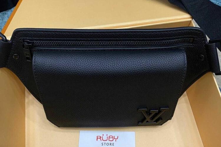 Túi LV Aerogram Takeoff Sling Bag M57081 Black Màu đen