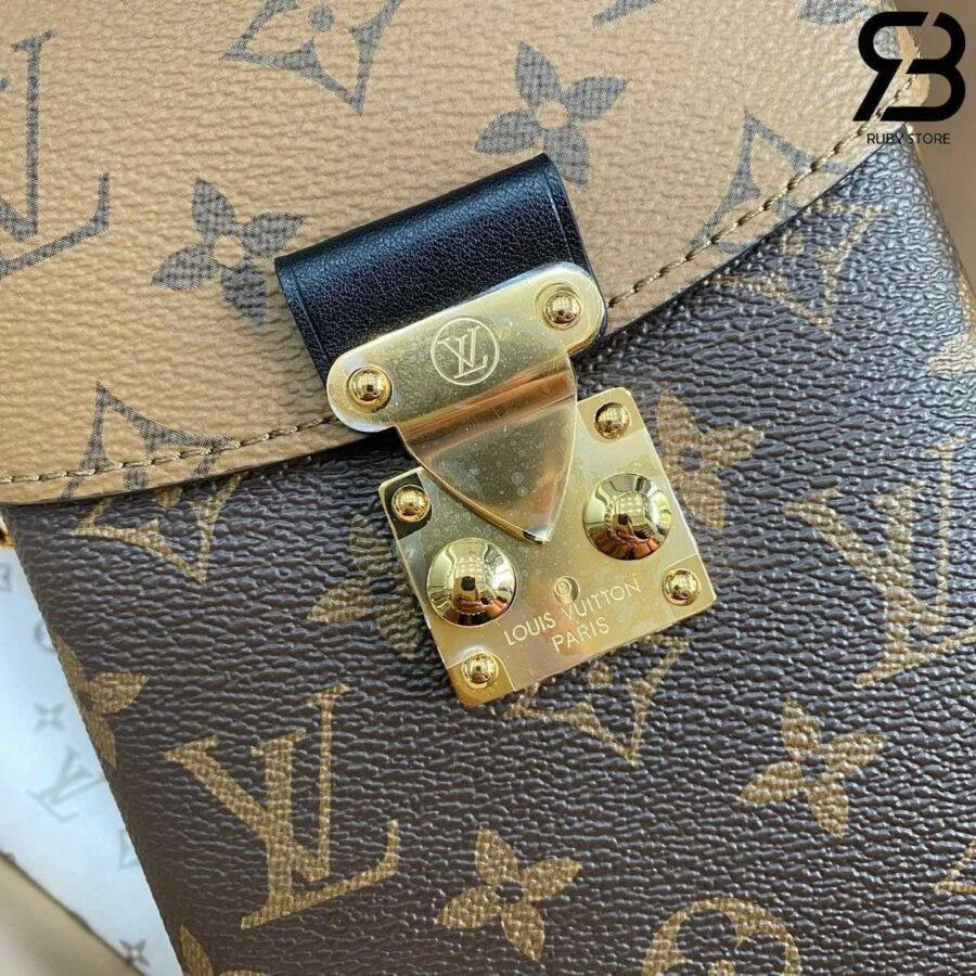 Túi LV Camera Box M82465 Monogram Reverse Nâu