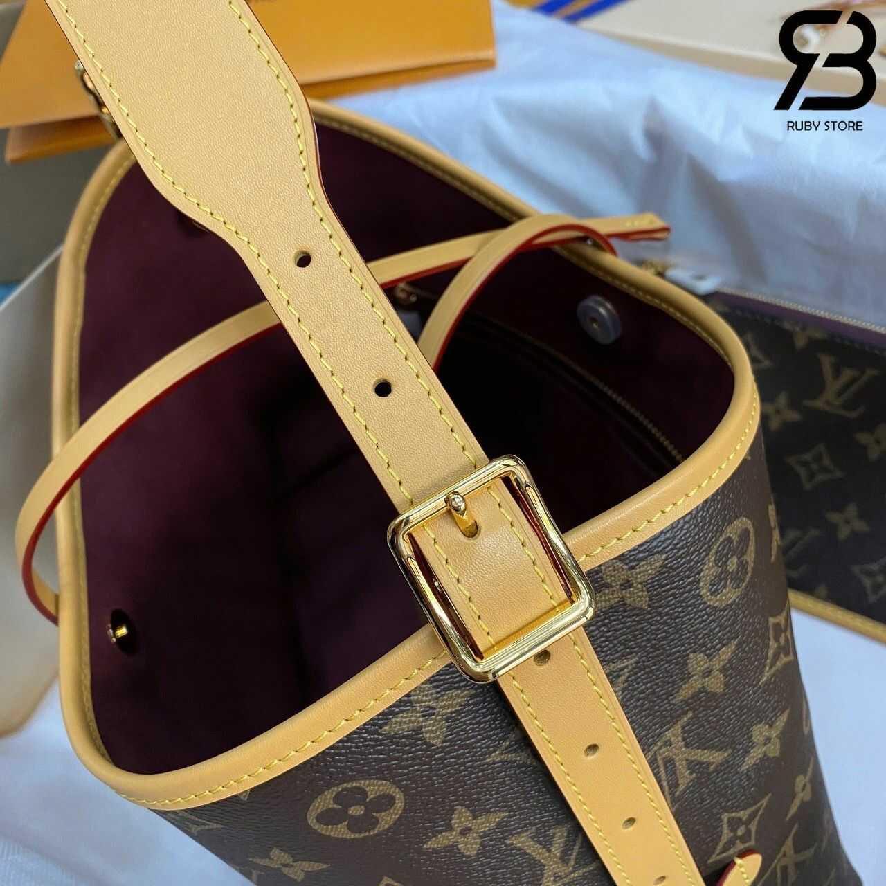 Túi LV Carryall PM Monogram M46203 Nâu