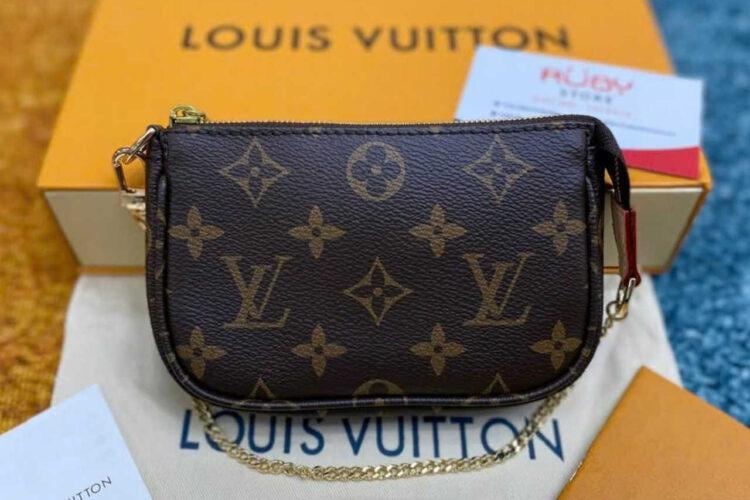 Túi LV MINI POCHETTE nâu