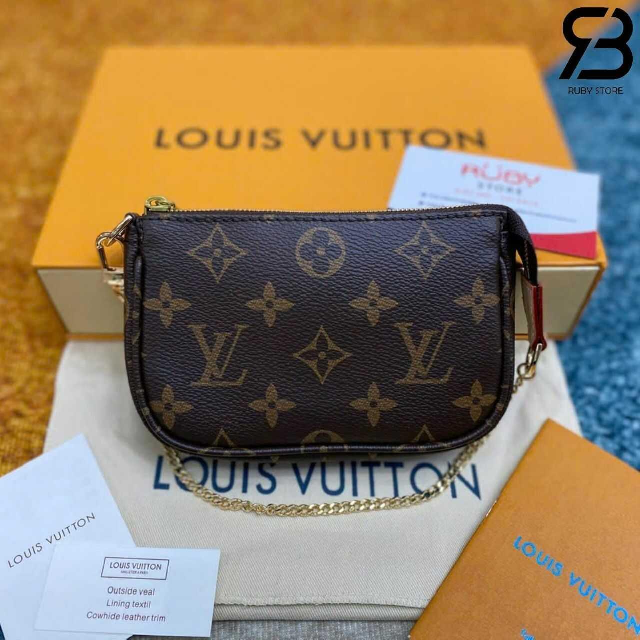Túi LV MINI POCHETTE nâu