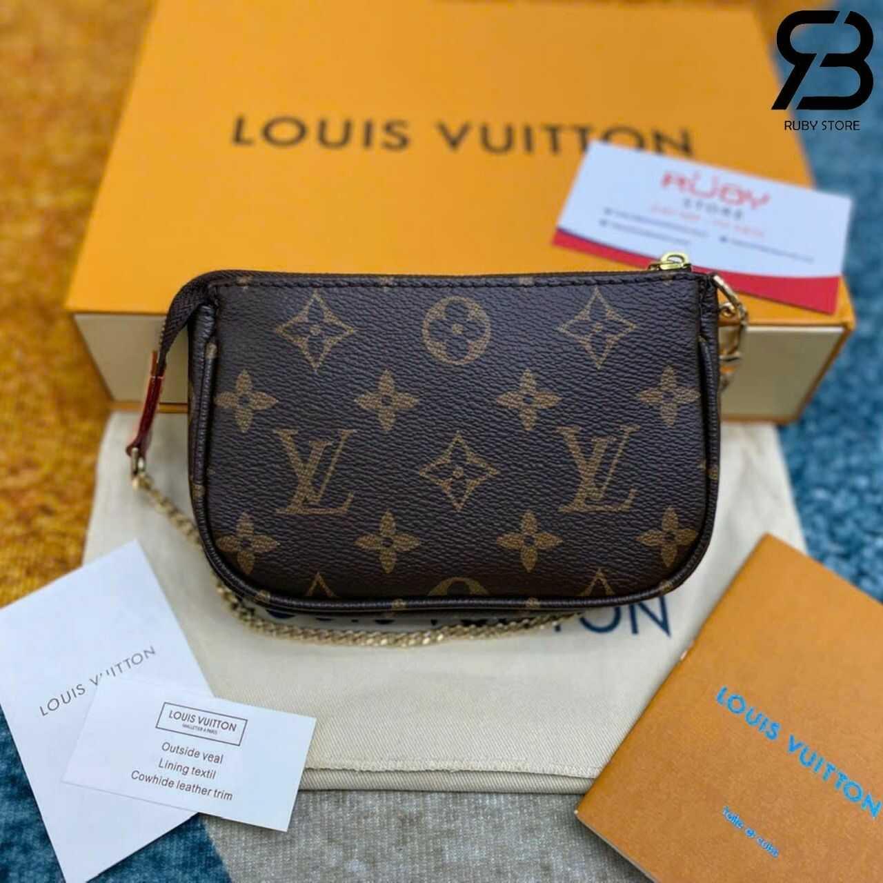 Túi LV MINI POCHETTE nâu