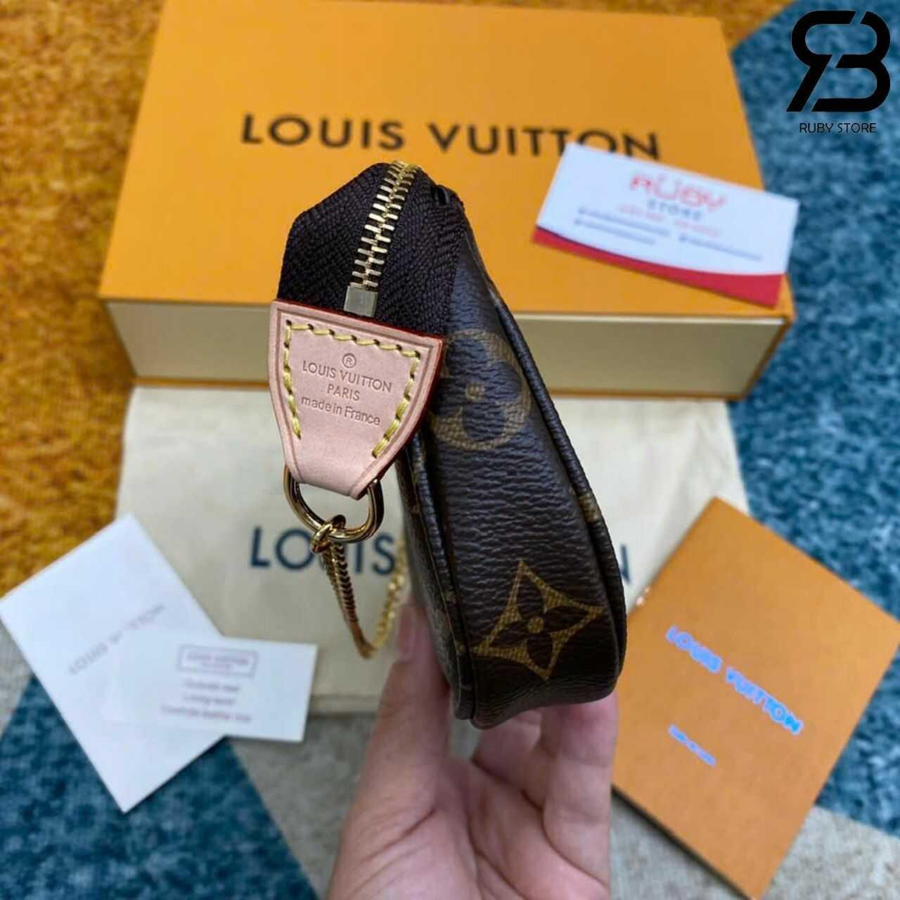 Túi LV MINI POCHETTE nâu