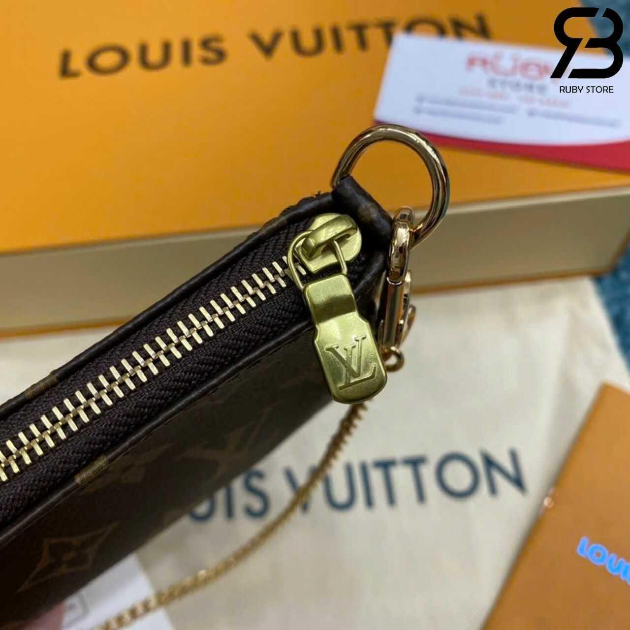 Túi LV MINI POCHETTE nâu