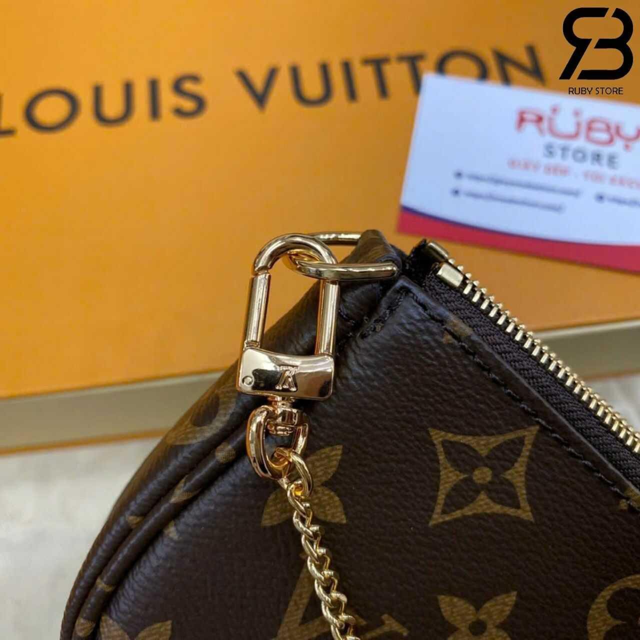 Túi LV MINI POCHETTE nâu
