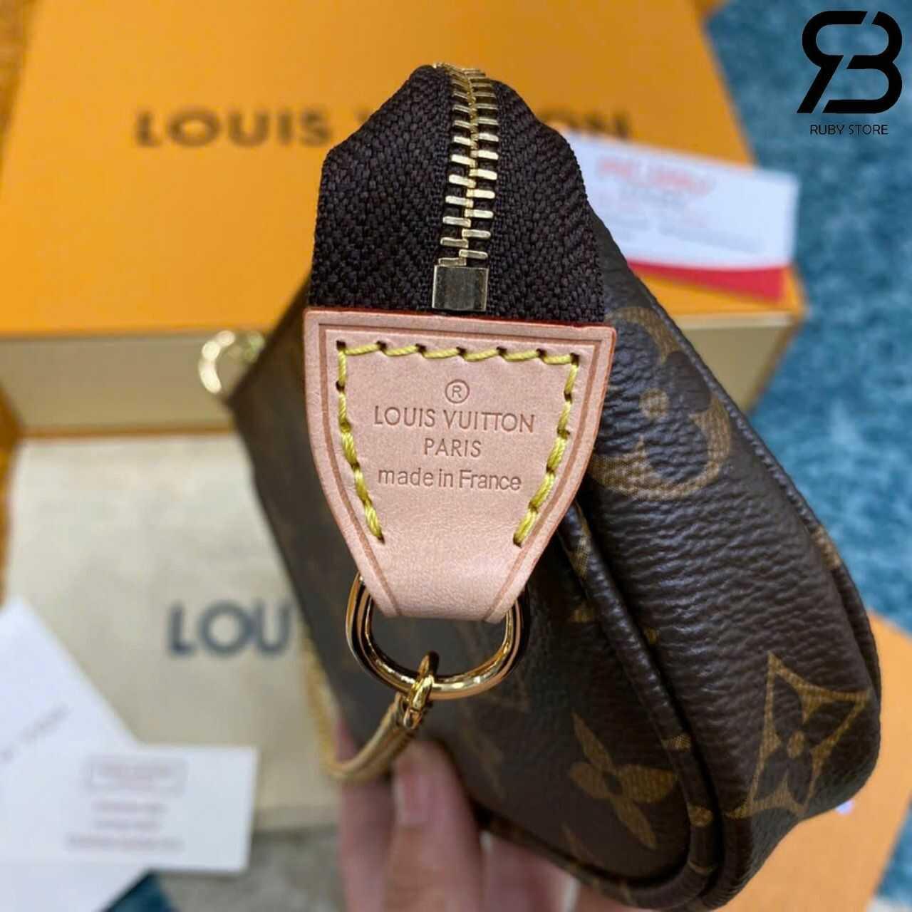 Túi LV MINI POCHETTE nâu