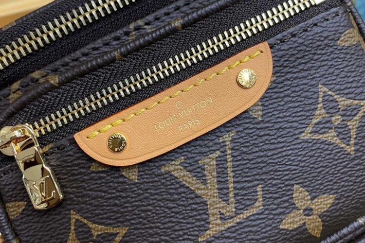 Túi LV Mini Bumbag M82335 Monogram Nâu
