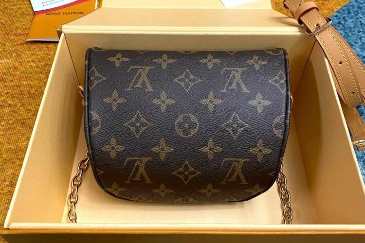 Túi LV Mini Bumbag M82335 Monogram Nâu