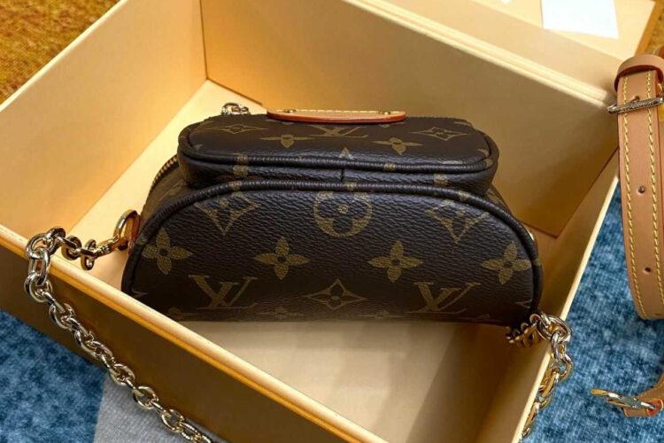 Túi LV Mini Bumbag M82335 Monogram Nâu