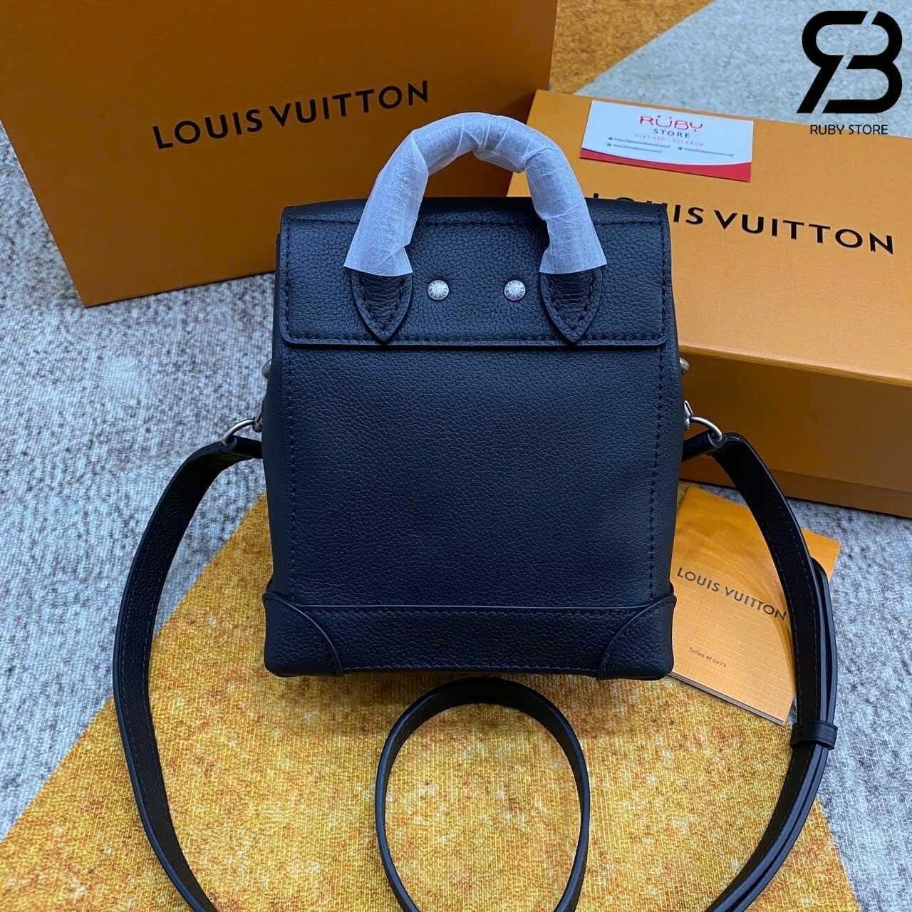 Túi LV Steamer 15 M11637 Black Calfskin Màu đen