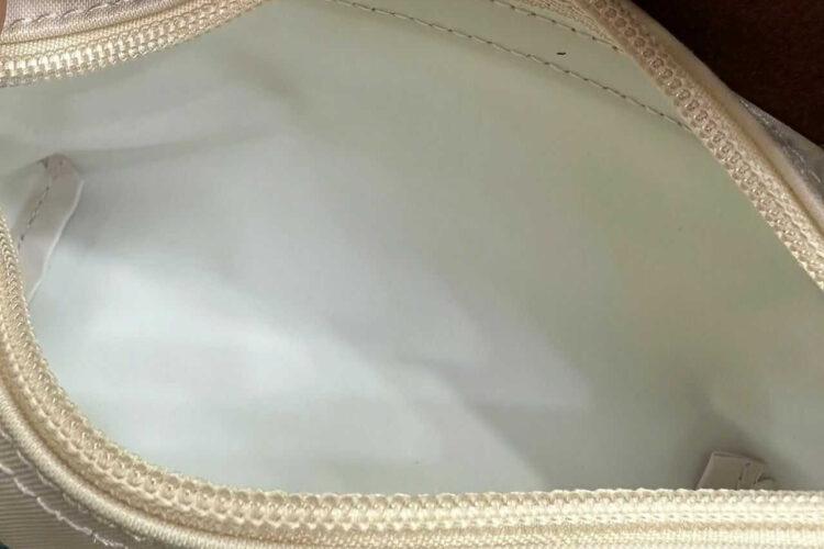 Túi Longchamp Le Pliage Xtra XS Pouch Ecru Canvas Cognac Leather Kem
