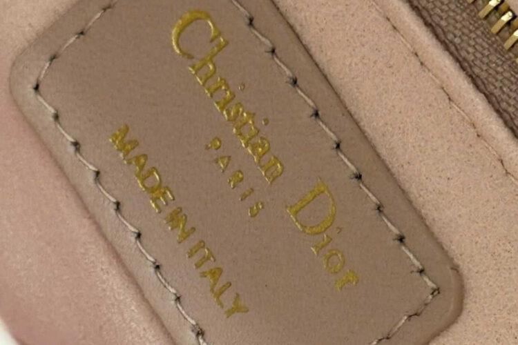 Túi Medium Lady Dior Powder Pink Lambskin GHW Size 24 hồng