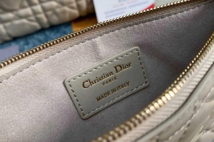 Túi SMALL DIOR TOUJOUR BAG BEIGE CALFSKIN màu be