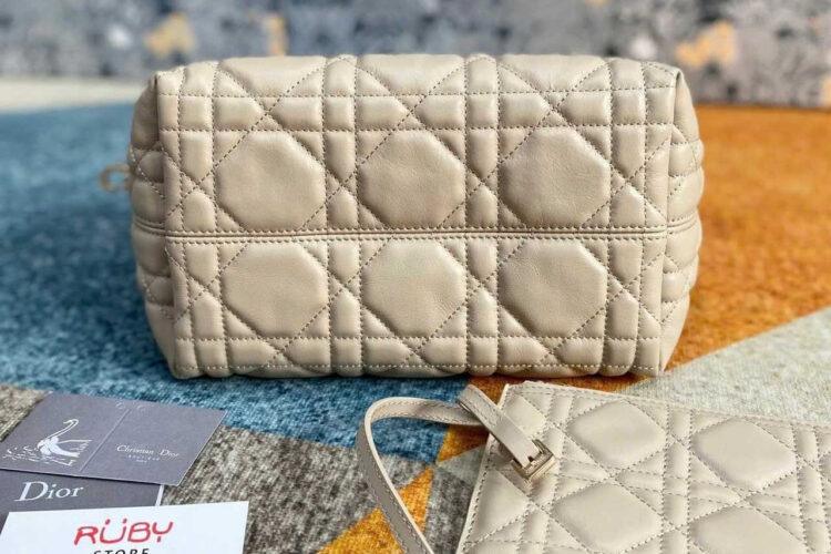 Túi SMALL DIOR TOUJOUR BAG BEIGE CALFSKIN màu be