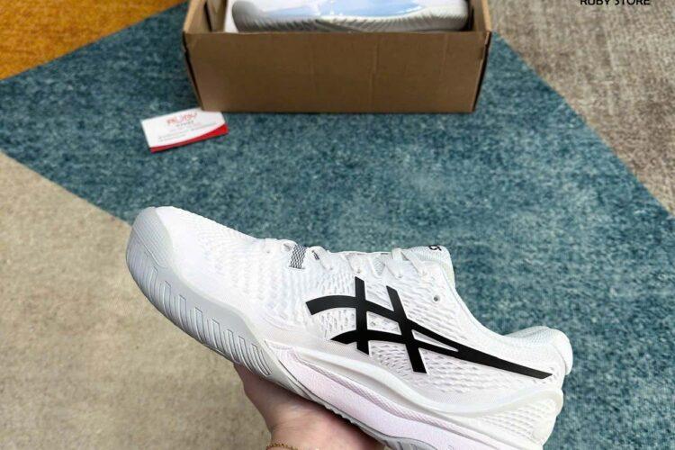 Giày Asics Gel-Resolution 9 White Black Trắng Đen Best Quality