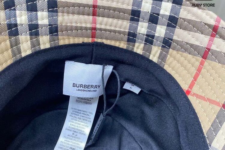 Mũ Burberry Vintage Check Technical Cotton Bucket Hat Best Deal