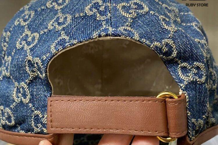 Mũ Gucci GG Supreme Navy Denim Baseball Hat Siêu Cấp